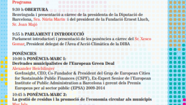 The European Green Deal and Local Government – Fundación Ernest Lluch